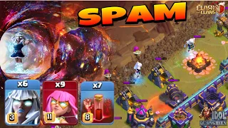 One Of The Best Spam Attack For TH15 | Electro Titan + Super Acher (Clash of Clans)