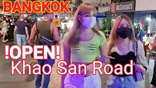 Khao San Road !OPEN! Bangkok 2021Dec. 3