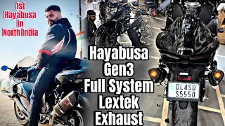 Finally Apni 2024 Hayabusa me LEXTEK Full System Exhaust Lag Gya 🤩