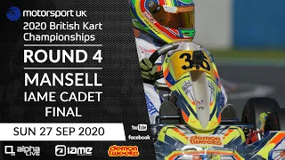 British Kart Championships: Event #5 – Mansell Raceway - IAME Cadet Final