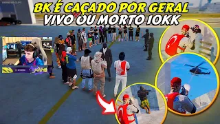 FILHO DO CHEFÃO BOTOU GERAL PRA CAÇAR O BK | VIVO OU MORT0 10KK | ENTRARAM FAVELA - BKINHO RP CLIP'S