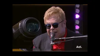 Elton John at former Tower Records in Los Angeles On Sunset Blvd