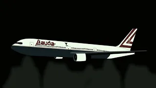 Lauda Air Flight 004 Crash Animation 2D