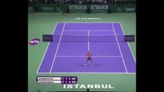 Sharapova Radwanska "Run! Run!"