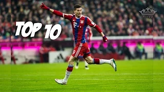 Robert Lewandowski TOP 10 Bramek w Karierze (PL KOMENTARZ) ᴴᴰ