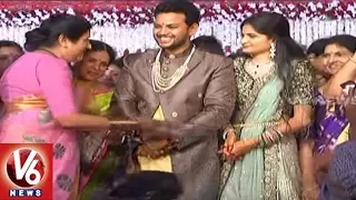 Srikakulam TDP MP Ram Mohan Naidu - Shravya Wedding | Vizag | V6 News