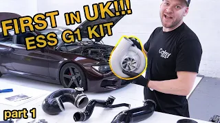 645 with ESS G1 supercharger! HOW TO supercharge BMW. diy supercharger install. part 1