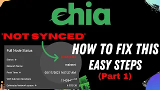 Chia Mining: Chia Coin 'Not Synced' Fixed