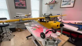 Hangar 9 Cub light install