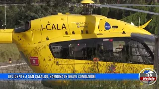 INCIDENTE A SAN CATALDO, BAMBINA IN GRAVI CONDIZIONI