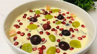 ঝটপট ফ্রুট কাস্টার্ড তৈরির সহজ রেসিপি | Fruit Custard Bangla Recipe | How to  make Fruit Custard