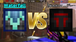 Waterfall VS Blackout (PixelGun3D Clan War)(Top 1 Clan VS Top 5 Clan)