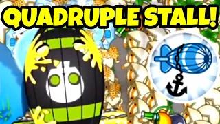 Meet the QUADRUPLE Stall Strategy | LATE GAME (BTD Battles)