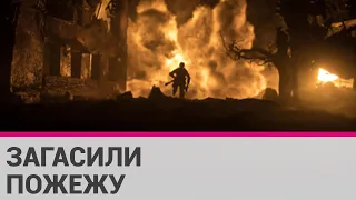 У Львові загасили пожежу на нафтобазі після ракетного обстрілу Росії