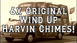 6 Classic Harvin Wind up Ice Cream Van Chimes