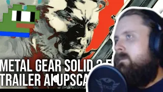 Forsen Reacts to Metal Gear Solid 2 E3 2000: 4K AI Upscaling An All-Time Classic Trailer