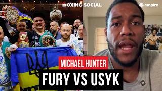 Former Oleksandr Usyk Opponent Michael Hunter REACTS To Tyson Fury Victory, SLAMS Martin Bakole