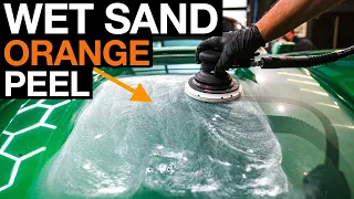 How to Wet Sand Orange Peel in Car Paint: Porsche 911