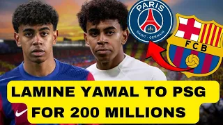 LAMINE YAMAL to PSG, here we go for 200 millions😱😱😱