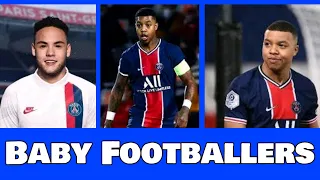 Baby Footballers (BACK TO THE PAST EP1 with Neymar Jr, Mbappe, Kimpembe)#shorts