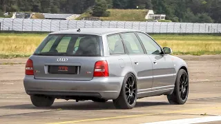 1300HP Audi S4 Avant B5 (Supercar Killer!) 320 Km/h Half Mile Drag Race!