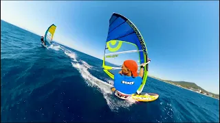 4K  Gopro Max Windsurfing Rhodos juli 2022(4)