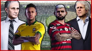 Brasil x Flamengo Quem Ganha esse Duelo? [PES 2020] Patch BMPES 1.0