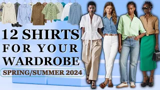 12 models of shirts for the wardrobe of the warm season 2024│How to wear a shirt fashionably?