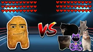 Giant Gegagedigedagedago vs All Cats! Meme battle