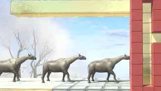 PUSH or Headbutted by 3 Paraceratherium Animal Revolt Battle Simulator