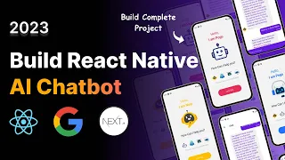 Build Full Stack React Native App : React Native, Next.js 13, Google Bard API, Expo | AI Chatbot