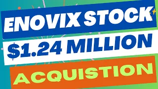 ENOVIX Stock News: "Financial Enhancement Group's BIG MOVE on Enovix: What's Next for the Stock?"
