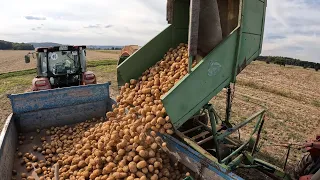 Farm Vlog #206 Schlauchplatzer | Endspurt Kartoffeln | Grubbern |Mulchen