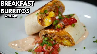 The Best Breakfast Burritos EVER w/ @SmokinandGrillinwithAB