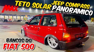 O CARRO MAIS COMPLETO DA FIAT UNO REBAIXADO ARO 18 TETO PANORÂMICO