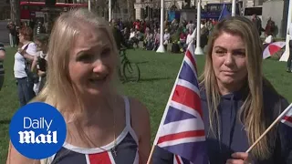 'We had a vote!': Pro-Brexit protestors 'angry' over delay