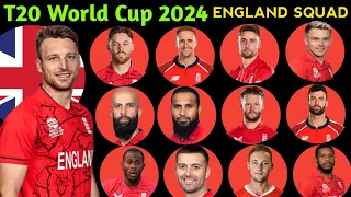 Icc T20 World Cup 2024 | Team England Final Squad | England Squad For T20 World Cup 2024 | WC 2024