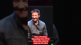 Jeremy Renner on doing a Hawkeye Solo Series.