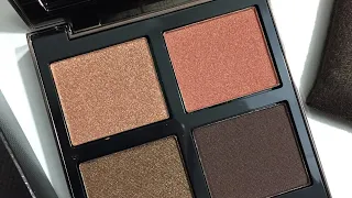 TOM FORD | 🐯 Tiger Eye Eyeshadow Quad Crème | Swatches, Belle de Peche & Body Heat Comparisons