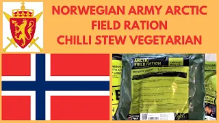 THE NORWEGIAN ARMY *ARCTIC FIELD RATION*  CHILLI STEW - VEGETARIAN