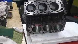 Ремонт двигателя Митсубиси педжеро 2002г. выписка бензин.