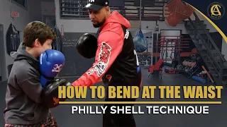 Boxing | How to Bend at the waist | Philly Shell Technique | Boxing secrets
