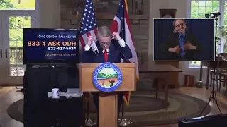 State of Ohio Governor DeWine media conference addressing coronavirus in Ohio on 10/20/2020