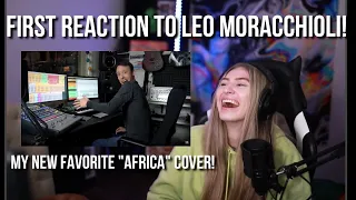 Toto's Africa BUT METAL?!?! Leo Moracchioli ft Rabea & Hannah (REACTION)
