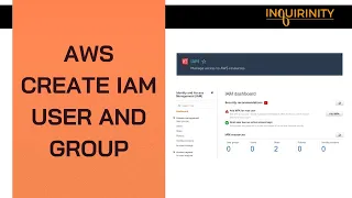 AWS Create IAM User and Group