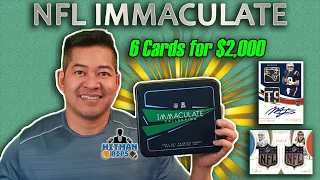 My Most Expensive Personal Rip Ever!  2021 IMMACULATE Football - $2,000 for 6 Cards!