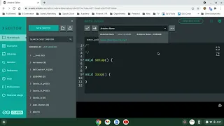 How to upload code to Barnabas Racer using Chromebook and Arduino Cloud IDE