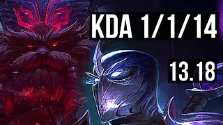 ORNN vs SHEN (TOP) | 1/1/14, 1100+ games, 1.0M mastery | EUW Grandmaster | 13.18