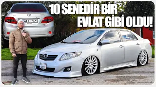 BABAMIN 10 SENEDİR EVLAT GİBİ BAKTIĞI TOYOTA COROLLA ARACINI MODİFİYE YAPTIM | NE KADAR TUTTU?