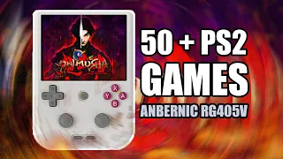 We tested more than 50 PS2 Games on the Anbernic RG405V!